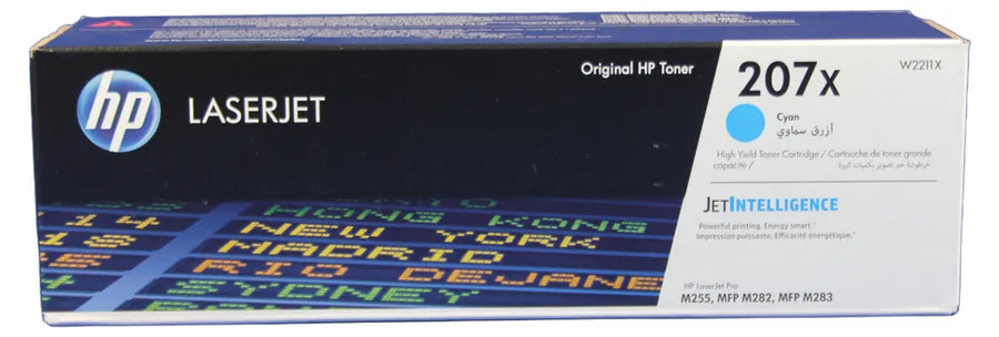 HP 207X- Toner Cyan – Original, ca. 2.450 Seiten