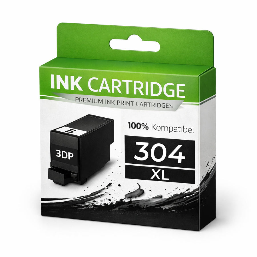 Tintenpatrone kompatibel für HP 304XLK(N9K08AE) Deskjet 2620/2621/2622/2623/2624/2625/2628/2630/2632/2633/2634/ 2652/ 2655/3720/3721/3722/3723/3724/3730/3732/3733/3735/3752/3755/3758
Envy