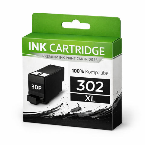 Tintenpatrone kompatibel für HP 302XLK(F6U68AE) Deskjet 1110/1111/1112/2130/2131/2132/2133/2134/2136/2138/3630/3632/3634 /3636/3637/3638/3639 
Envy