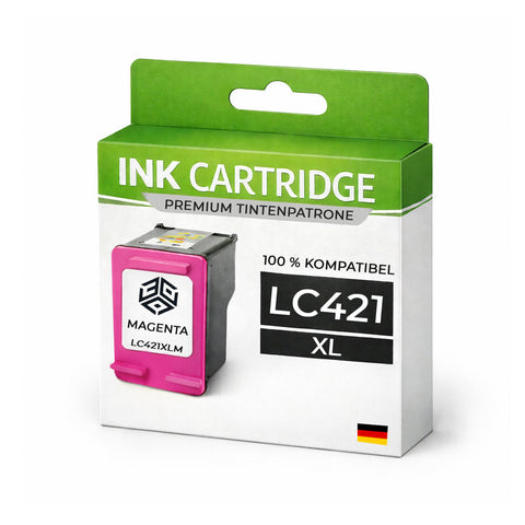 Tintenpatrone kompatibel für Brother LC421XLM DCP-J1050DW MFC-J1010DW DCP-J1140DW in Magenta