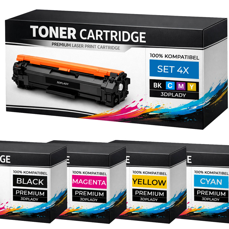 Toner kompatibel für HP W2070 / 1 / 2 / 3A(117A) color Laser 150 color Laser MFP 178series color Laser MFP 179series in C/K/M/Y