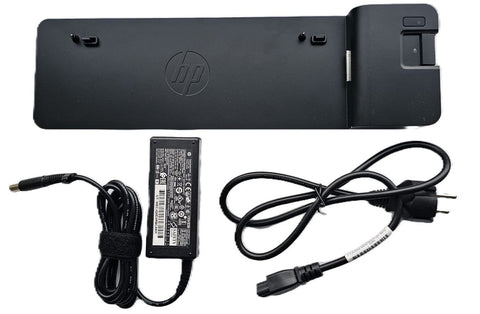 HP 2013 UltraSlim Docking Station + HP 65 Watt Netzteil 7,4 x 5,0mm+ Stromkabel