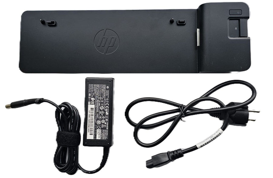 HP 2013 UltraSlim Docking Station + HP 65 Watt Netzteil 7,4 x 5,0mm+ Stromkabel