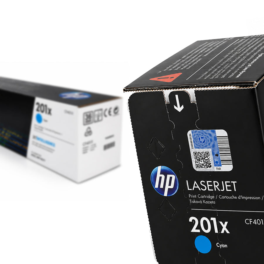 HP 201X Original Toner Cyan – CF401X Hohe Kapazität für Color LaserJet Pro M252 M277