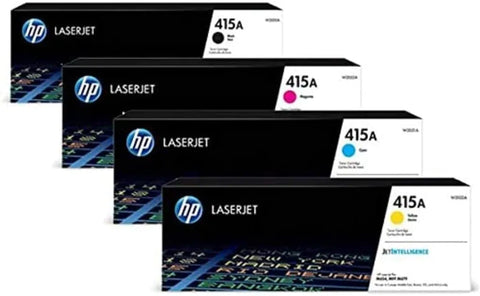 HP 415A Original Toner Kit 4er Pack CMYK – W2030A W2031A W2032A W2033A für LaserJet Pro M454 M479