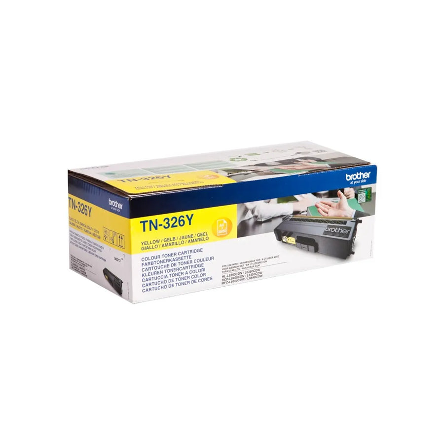 Brother TN-326Y Toner Gelb – Original, ca. 3.500 Seiten