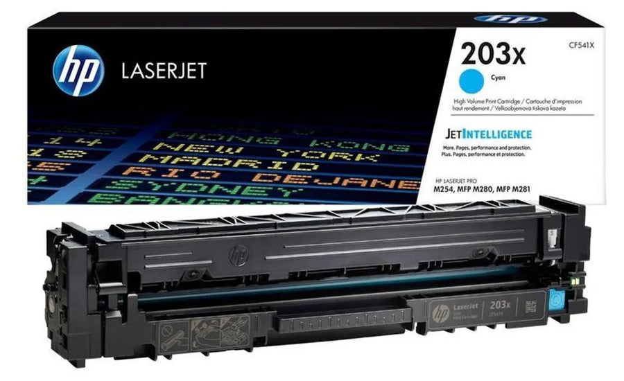 HP 203X- Toner Cyan – Original, ca. 2.500 Seiten