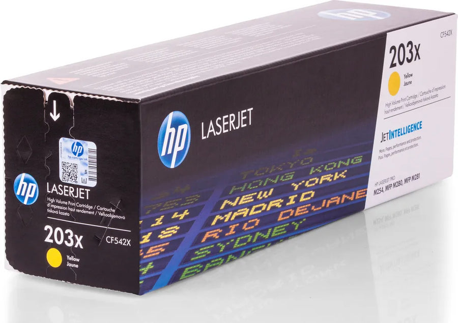 HP 203X- Toner Gelb – Original, ca. 2.500 Seiten