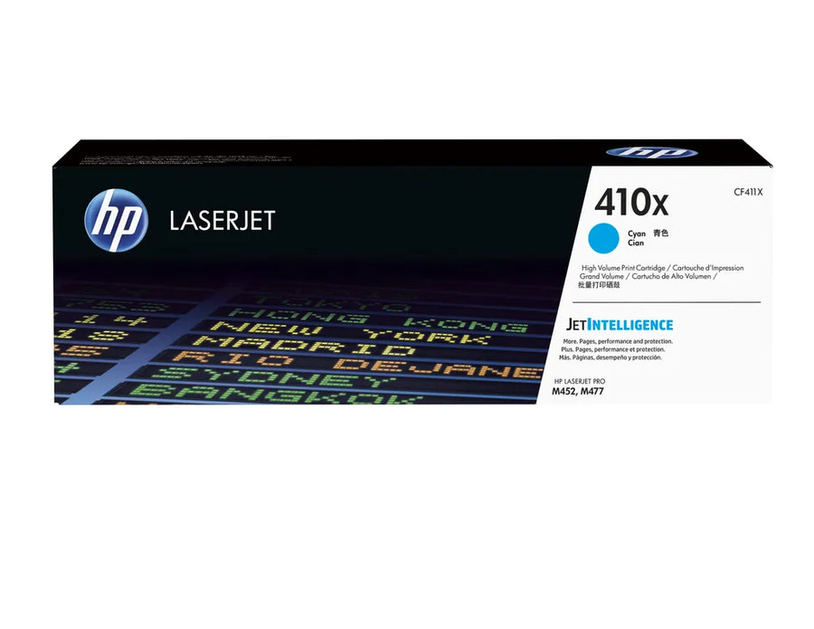 HP 411X Original Toner Cyan – CF411X Hohe Kapazität 5.000 Seiten für LaserJet Pro M452 M477