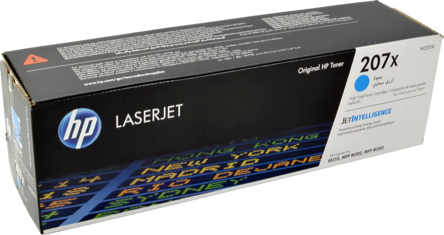 HP 207X- Toner Cyan – Original, ca. 2.450 Seiten