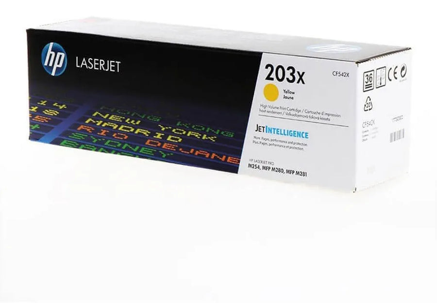 HP 203X- Toner Gelb – Original, ca. 2.500 Seiten