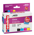 Edding Tintenpatronen Multipack für Canon CLI-8BK C M Y PIXMAiP4200 iP5200