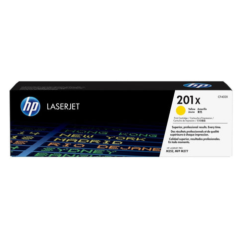 HP 201X Gelb / Original HP LaserJet Toner - CF402X Lasertoner Tonerkartusche