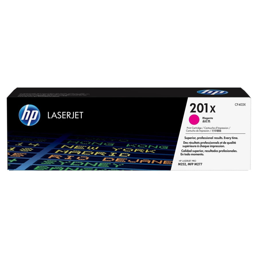 HP 201X Magenta / Original HP LaserJet Toner - CF403X Lasertoner Tonerkartusche