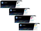 HP 203A 4er Pack // Original Toner Cyan Magenta Gelb Schwarz CF540A, CF542A, CF541A, CF543A