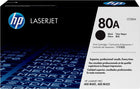 HP 80A Original LaserJet Toner Schwarz Tonerkartusche CF280A / 2700 S.