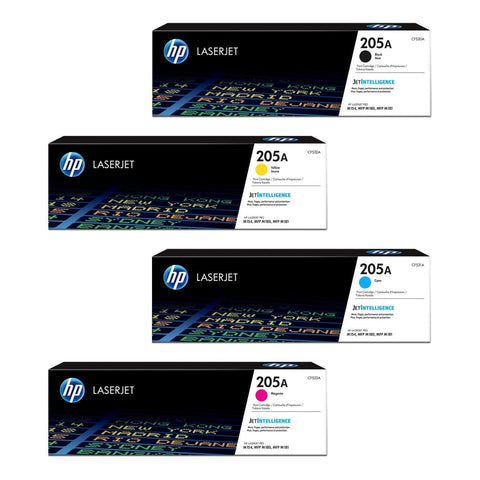 HP Original 205A Toner - 4er Pack Schwarz Cyan Gelb Magenta (CF531A, CF533A, CF532A, CF530A)