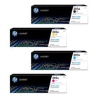 HP Original 205A Toner - 4er Pack Schwarz Cyan Gelb Magenta (CF531A, CF533A, CF532A, CF530A)