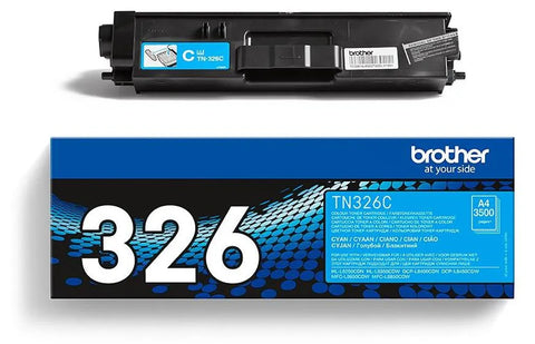Brother TN-326C Toner Cyan – Original, ca. 3.500 Seiten